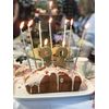 TalkingTables9 Birthday CandleCake TopperSingleGold Glitter