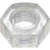 TRUSCO BPC-NTM4 Polycarbonate, Hex Nuts M4, 50 Pieces