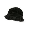 Flexfit Fake Fur Bucket Hat, Black, One Size