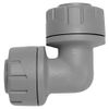 Polyplumb Push Fit Elbow 15mm - Grey (Pack of 5)