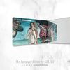 SILSTAR PROFESSIONAL Compact Card Mirror Unbreakable Acrylic Makeup Mirror Vanity Mirror Small Purse Case Travel Bag Handheld Compact Pocket Mirror Raja Ravi Varma_Lakshmi 146
