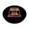 Lustiges Gaming-Headset Retro Gamer Statement PopSockets Klebender PopGrip