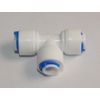 2peces. 1/4"  3-WAY UNION TEE PUSH QUICK CONNECT RO REVERSE OSMOSIS WATER FILTER