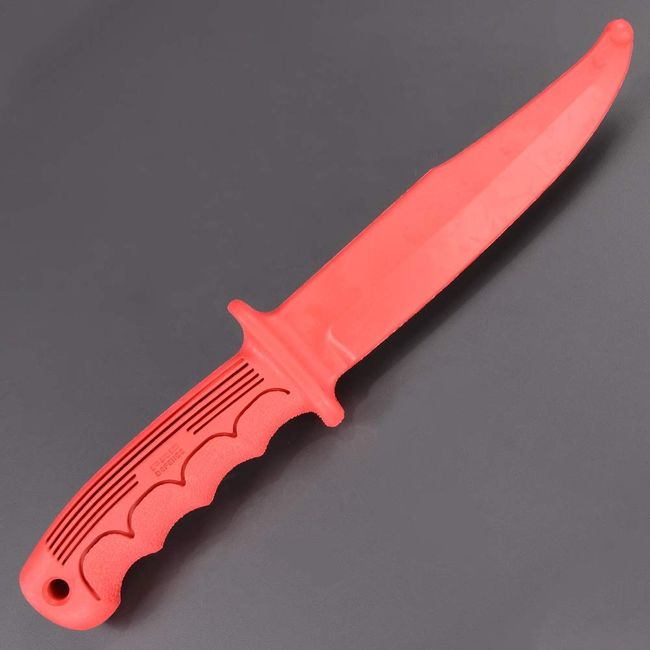 Rubber Training Knife for Martial Arts (Blue)