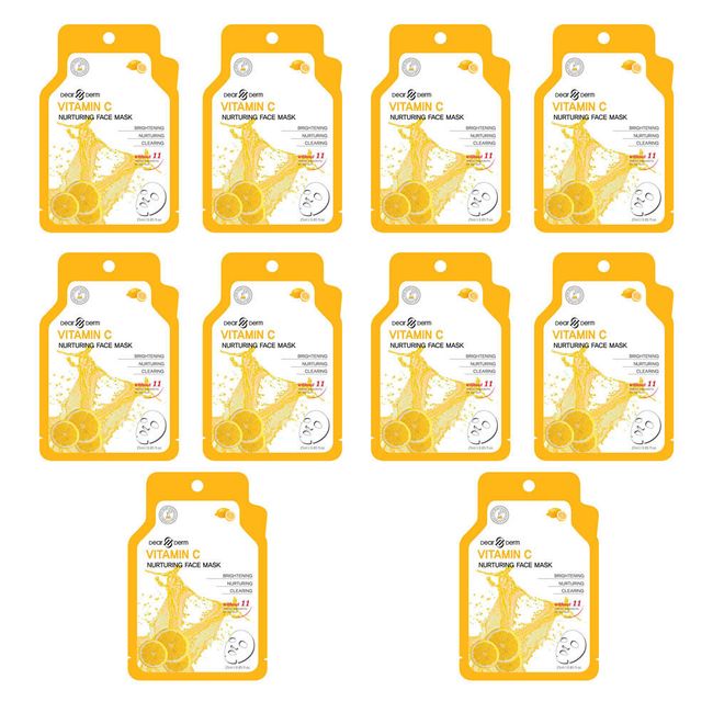 Dearderm Vitamin C Refresh Mask (10 pcs)