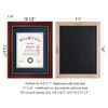 CORE ART 11x14 Diploma Frame Display Certificates 8.5 x 11 with Navy Mat or Documents 11 x 14 without Mat, College Degree Wooden Frame with Tempered Glass for Wall and Tabletop Display(Cherry Red)