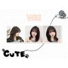 Feibin Wig, Medium, Semi-Long, Full Wig, Women's, Straight, Natural, Facial Effect, Women's, Cross-Dressing, Natural, Straight, Small Face, Heat Resistant, Harajuku Style, Lolita with Bangs (Dark Brown)