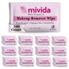 100 Count Individually Wrapped Makeup Remover Wipes with Vitamin E | Fragranc...