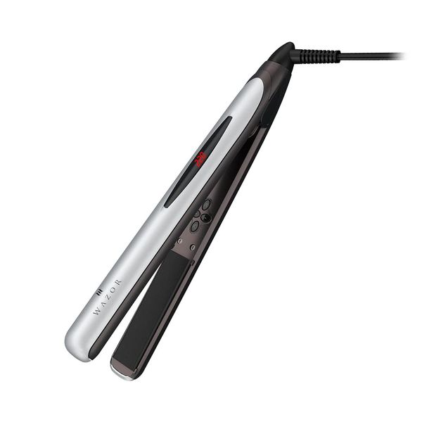 Hair Straightener and Curler Professional Ceramic 2 in 1 Flat Iron Instant Heat Up with Automatic Shut Off（60 min） and Digital LED Display, Adjust Temperature from 284℉ to 446℉ (1 inch)