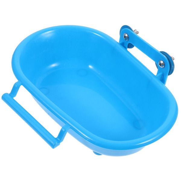 Parrot Plastic Bath Box Parakeet Small Pet Bird Bathing Tub Bird Cage Bath