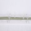 72" Dusty Sage Chiffon Extra Long Table Top Runner Wedding Banquet Party