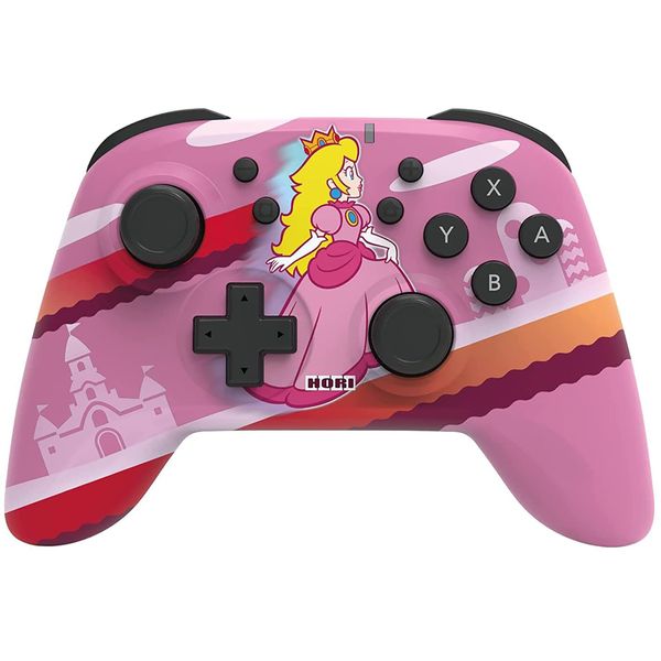 HORI Wireless HORIPAD (Peach) Pro Controller for Nintendo Switch - Officially Licensed By Nintendo