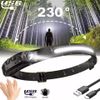 5X Waterproof COB Headlamp Night Buddy LED Sensor 230° Head Torch Headlight Lamp
