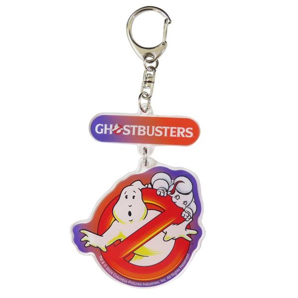 Small Planet Ghostbusters [Key Ring] Double Row Acrylic Key Chain / Logo PU