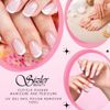 Professional Stainless Steel Dual Head Cuticle Pusher Tool UV Gel Polish Soak Off Remover Tool Nail Art Cuticle Trimmer Double-ended Stainless-Steel Manicure Tool By Sizler Beauty