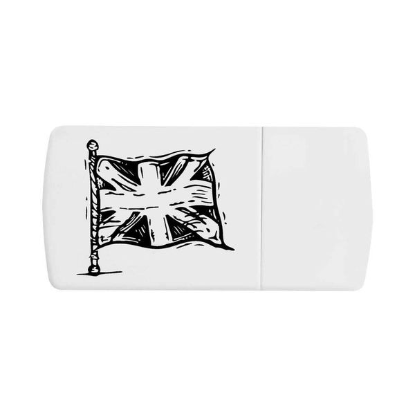 'Flying British Flag' Pill Box with Tablet Splitter (PI00028929)