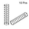 sourcing map Wire Diameter 0.05", OD 0.47", Free Length 2" Spring Steel Coil Extended Compressed Spring 10pcs