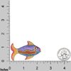 Colorful Gold Thread Fish (3-Pack) Iron on Patch