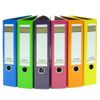 6 x Lever Arch File DIN A4 / 75 mm Wide / 6 Colours