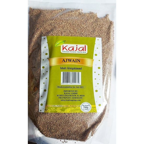 Kajal Ajwain Ajwoin Köningskümmel Premium Qualität aus Indien 1 x 700g