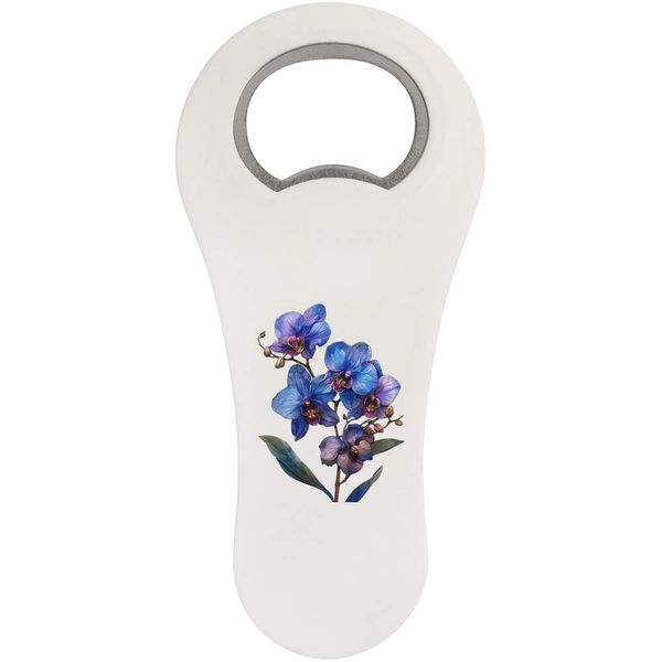'Blue Orchids' Bottle Opener Fridge Magnet (BO00086136)
