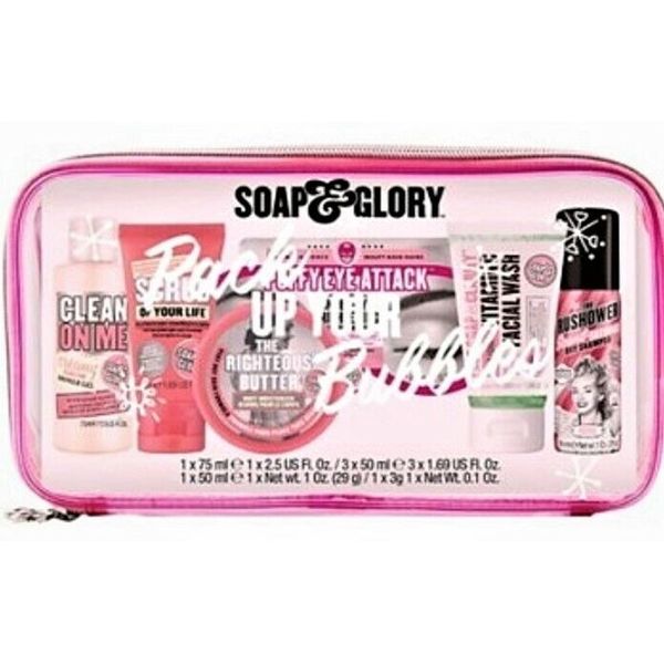 Soap and Glory Pack Up Your Bubbles Bath Body Skin Care Set Kit