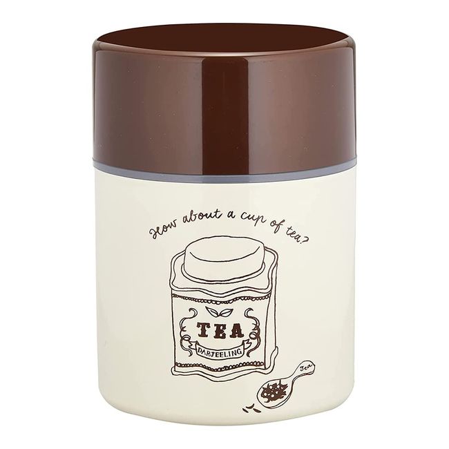 takenaka tea canister tea tea small 250ml ivory