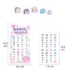 Unicorn Nail Stickers, Cute, Children, Just Stick on Manicure Set, Children's Stickers, Women's Holiday, Fanoshon Character Design, 200 Types to Choose from Ultra-Thin, Stackable, Birthday Party