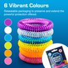 Active Era Mosquito Repellent Bracelet [12 Pack], Insect, Midge & Mosquito Bands - Powerful DEET Free Formula - Waterproof with 250 Hours / 10 Days of Protection for Adults and Kids 3+