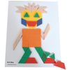 Learning Advantage Pattern Block Activity Cards - In-Home Learning Activity for Early Math & Geometry - Set of 20 - Teach Creativity, Sequencing and Patterning