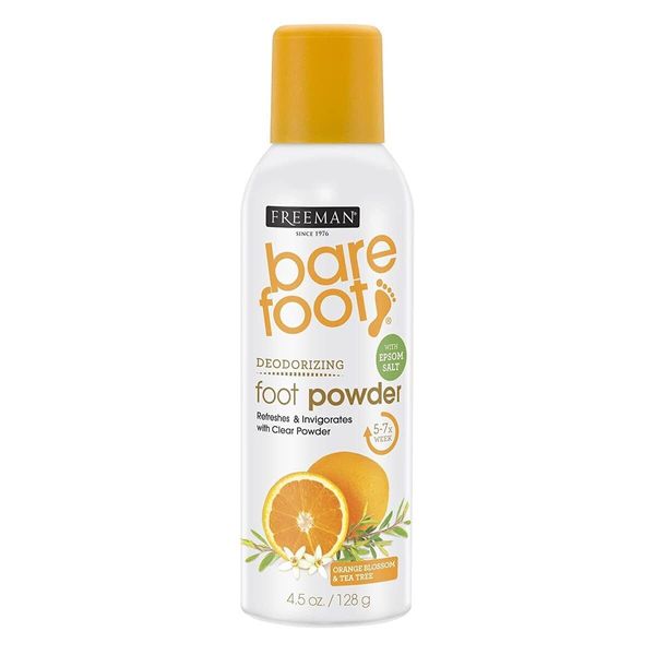 New Freeman Bare Foot Powder Deodorizing Spray 4.5 Ounce (133ml)