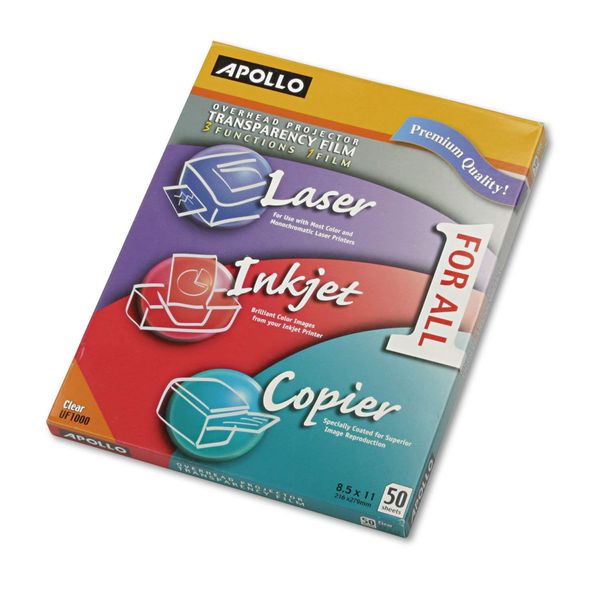 Multipurpose Transparency Film, Letter, Clear, 50/Box (Parallel Import)