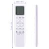 Replacement Remote Control fit for TCL Air Conditioner Fahrenheit Celsius Convert