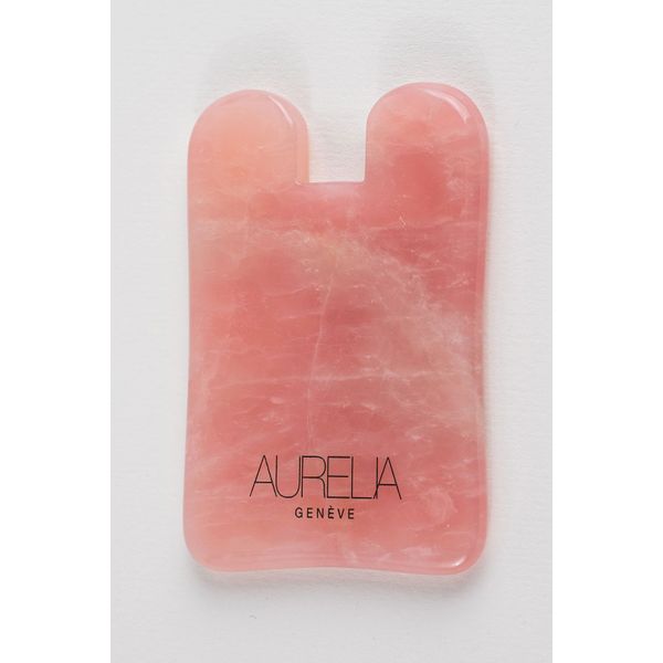 Rose Quartz Gua Sha Crystal - Square - Gua Sha Taşı - Pembe Kuvars