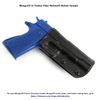 Bluegun - Firearm Training Simulator & Holster Molding Prop - for CZ75 (Compact) P-01 (w/Rails)