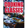 Cooking Classes | Retail Window Display Sign | 18"W x 24"H