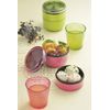 Green Bento Box mon Mode Lunch Bowl Flower 2 Tier