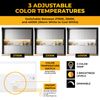 9 Inch Under Cabinet Light Fixture Adjustable Color Temperature Brightness Op...