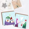 Wee Blue Coo Festive Xmas Mixed Christmas Card Pack
