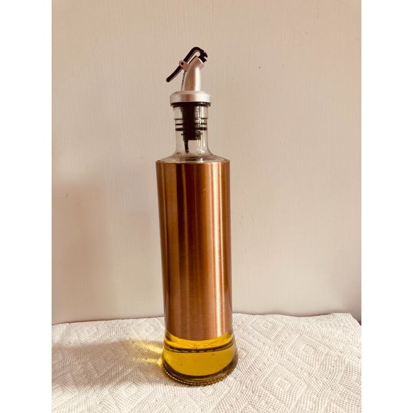 Copper coated Olive Oil/ Vinegar/ Soy sauce Dispenser Bottle 10oz/300mL BrandNew