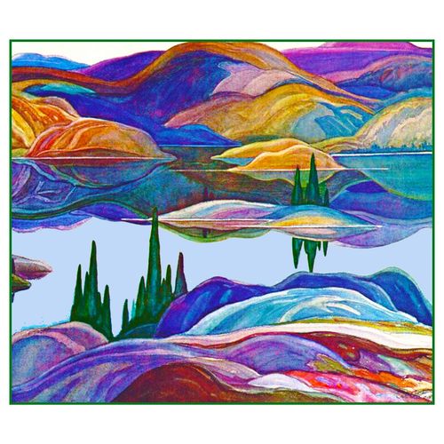 Orenco Originals Franklin Carmichael's Mirror Lake Ontario Counted Cross Stitch Pattern