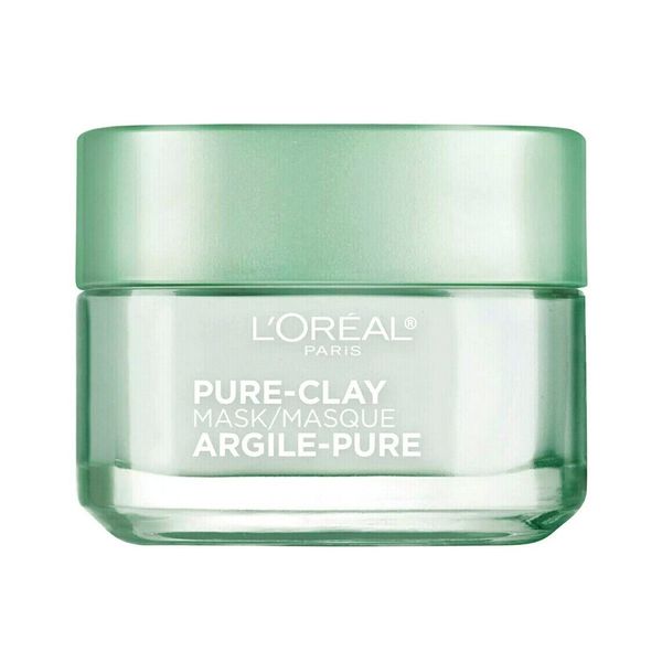 LOreal Paris Skincare Pure Clay Mask Purify and Mattify 1.7 oz SAME DAY SHIPPING