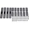 For Ford Focus St Rs  2000- 2018 Side Skirts Rocker Panel Lip Splitter 78.7"
