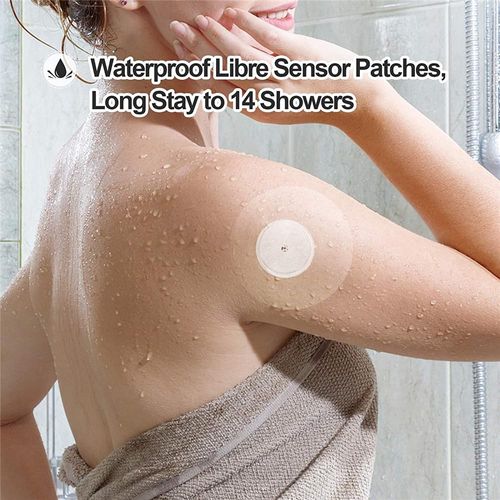 30 Pack Patches Sensor Covers Second Skin Tattoo Cover Shower Waterproof Patches Freestyle Libre Sensor Covers Anti Slip Breathable Adhesive Patches Overpatch Tapes for Outdoor Sport