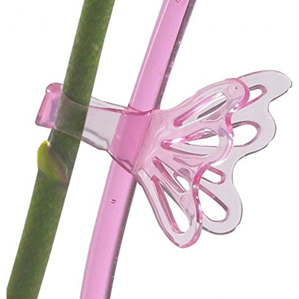 Set of 2 Orchid Clip Flowery Pink