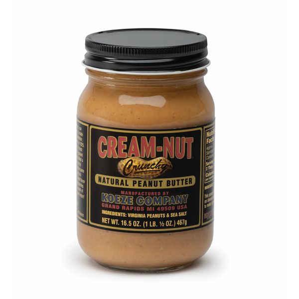 Cream-Nut Crunchy Natural Peanut Butter