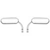 Chrome Motorcycle Rear View Mirrors For Harley Davidson Chopper Bobbler Cruiser