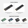 Waveshare NX M2 NVME 2280 128GB High-Speed Solid State Drive, 3D TLC Flash Memory, High-Speed Reading/Writing, NVMe Protocol M.2 Interface -128GB Version