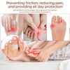 Dirvcp 10 Pack Fabric Hammer Toe Wraps Adjustable Toe Corrector Toe Bandages Protectors (Small)