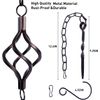 Rain Chain Bird Cage Set 8.5Ft, Not Rust Wrought Iron Rain Chains for Gutters wi